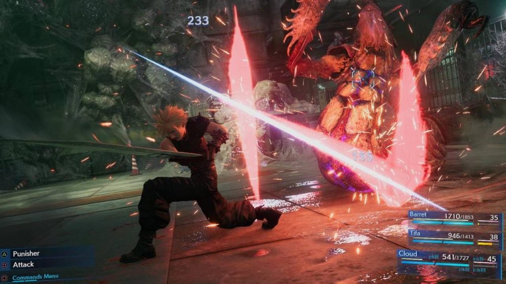 Final Fantasy VII Remake yang menghadirkan visual pertarungan yang lebih memukau