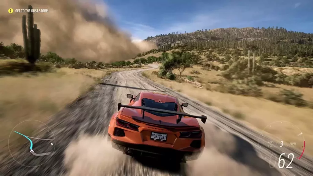 Forza Horizon 5 dengan efek visual yang realistis