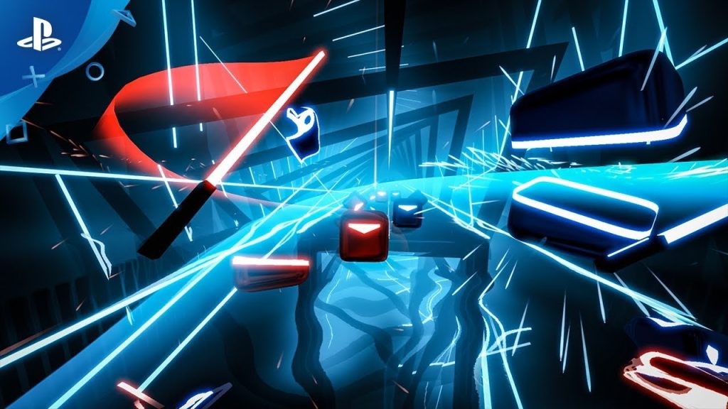 Beat Saber, game Virtual Reality dengan ritme